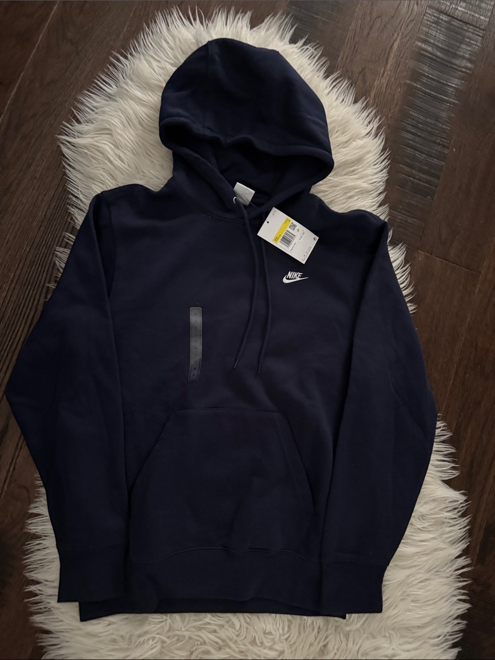 Nike Navy Blue Hooded Pullover Sweatshirt